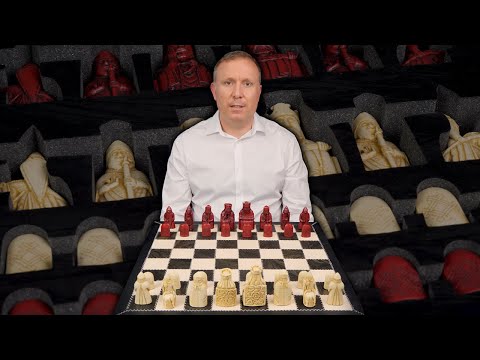 Isle of Lewis 3.25" Red Chessmen [RCP168]