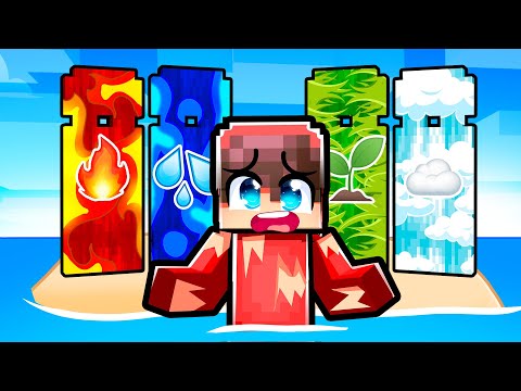 Stuck on an ELEMENTAL ISLAND! (Minecraft)