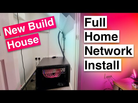 Installing Home Network Wiring in a Friend's New Build House - An In-Depth Look