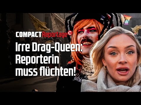 Drag for children? Reporter has to flee!