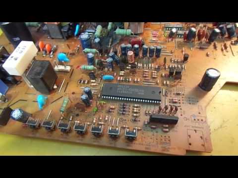 Ремонт телевизора из 90-х. Nec FS-2181SKB. Understanding the Horizontal circuits. TV Reparaturen.
