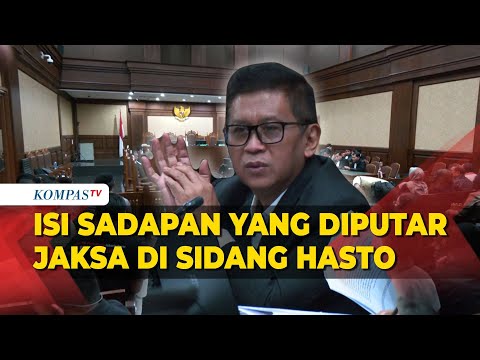 Jaksa KPK Putar Rekaman Telepon soal Harun Masiku di Sidang Hasto