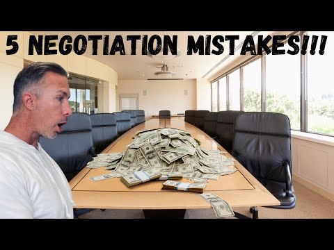 5 Negotiation Mistakes