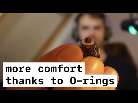 O-rings for more typing comfort