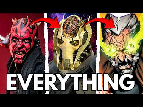 The ENTIRE Story of the 3 Main Star Wars Prequel Villans