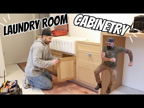 Building Custom Cabinetry For The Bourbon Moth Laundry Room