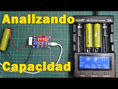 CAPACIDAD de BATERIAS - Cargador VS Modulo ( CELDAS 18650 ) - Utsource -