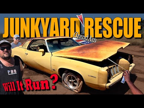 Junkyard RESCUE: RARE 455 Pontiac Grand Am REVIVAL After 40 Years?