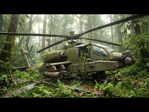 Lost for Decades in the Jungle… The Unbelievable Restoration of a Boeing AH-64 Apache