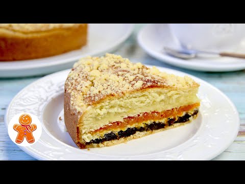 Татарский Трехслойный Пирог к Чаю ☕ Пирог с Тремя Начинками