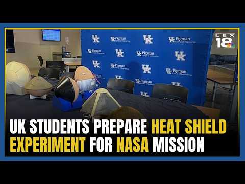 University of Kentucky students prepare heat shield experiment for space station mission