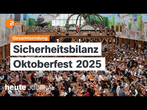 heute journal vom 05.10.2025 Impulse für Frieden in Gaza, Wahlen nach Assad, Oktoberfest-Bilanz