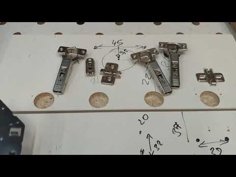 How to install hinges on furniture correctly