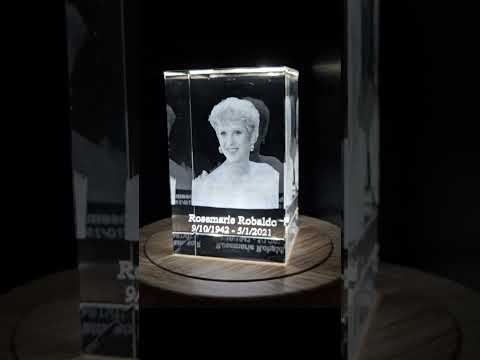 Make a Timeless Tribute with 3D Laser Etching #timelessgifts #laserart