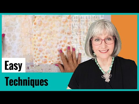 Watch Me Create Neutral Papers on the Gelli Plate