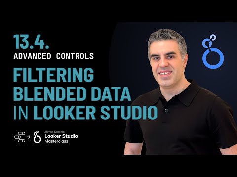 13.4. How to Filter Blended Data Sources - Advanced Looker Studio Tutorial - Data Studio Course