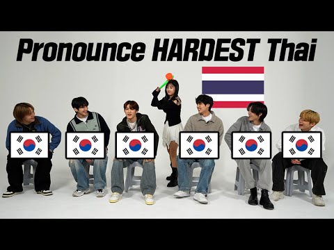 Can Koreans Pronounce HARDEST Thai Words? l 82MAJOR