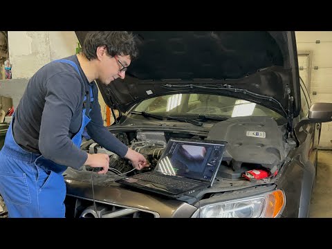 Отработавшие газы в системе охлаждения дизельного мотора Вольво?