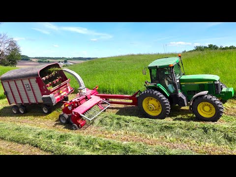 Opening Day of Chopping Hay Silage! First Crop Hay 2024!