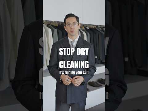 Most Men Dry Clean Their Suits Way Too Often — Do This Instead
