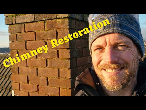 Repointing & Re-Concreting a Tall Chimney in Belper, Derbyshire | Step-by-Step Guide
