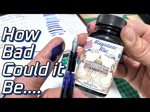 Are The Horror Stories True? Noodler's Baystate Blue Fountain Pen Ink