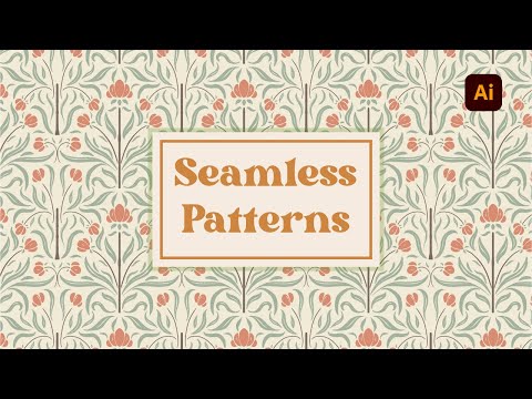 Easy Seamless Patterns in Adobe Illustrator (Blob Brush Method)