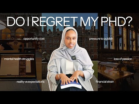 Why You Shouldn't Apply For A PhD | My Regrets