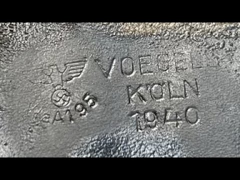 Немецкая траншея забита артефактами вермахта!