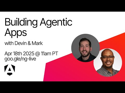 Building Agentic Apps with Angular and Genkit live!