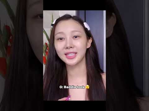 Giselleβs favourite make up look on ningning π€ #aespa #ningselle