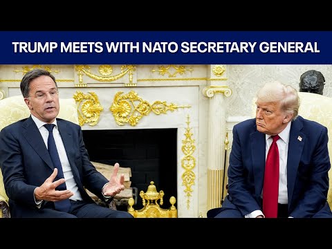 FULL VIDEO: President Donald Trump Meets NATO Secretary-General
