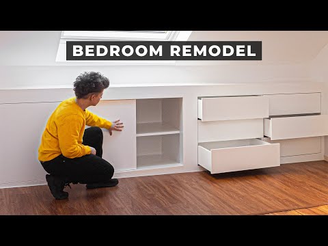 How to Make Minimal Built-in Cabinets and Drawers