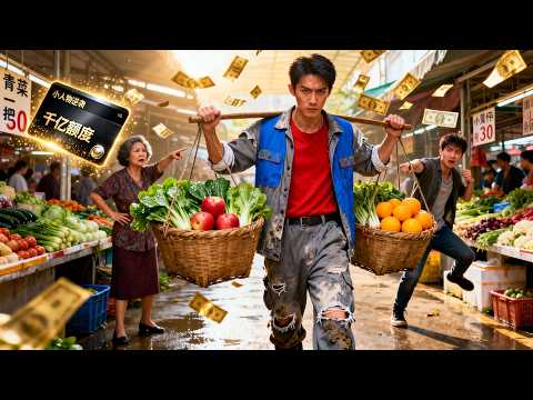 我在菜市場當搬運工，卻遭岳母小舅子踩臉羞辱！下秒我當回帝都大少爺，千億黑卡甩臉，讓岳母小舅子一無所有跪地求饒！#逆袭 #爽剧 #短剧 #drama #chinesedrama