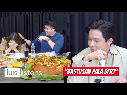 LUIS LISTENS TO ALDEN RICHARDS & JULIA MONTES + FILIPINO FOOD MUKBANG | Luis Manzano