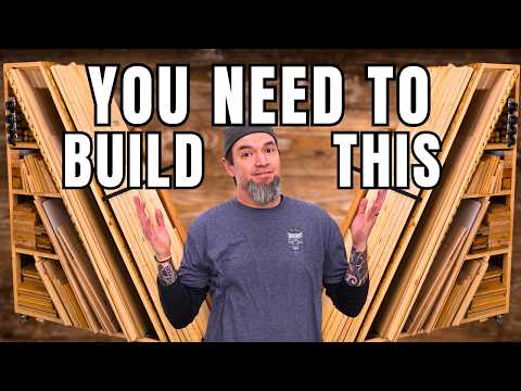 Easy DIY Lumber Storage Solution For ANY Garage