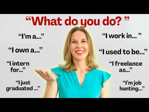 Learn Easy English Conversations: “What Do You Do?”