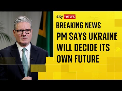 Starmer: Ukraine peace talks are 'fast moving'