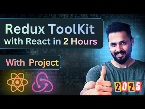Redux Toolkit Full Course 2025 in Hindi  - React and Redux Complete Course with Project #redux
