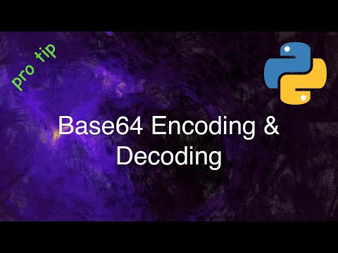 Python Tips and Tricks: Base64 String Encoding and Decoding