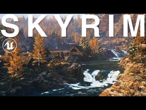 The (Lore-Accurate) Towns of Skyrim in UNREAL ENGINE 5! [4K]