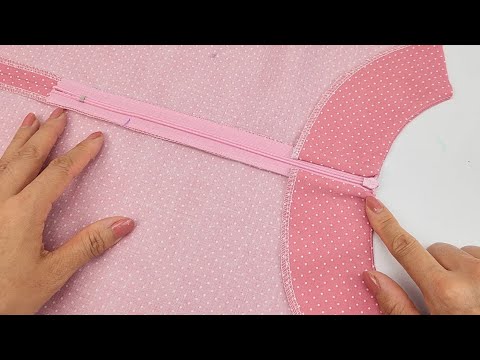 Secrets of sewing Invisible Zipper successfully for the first time | Sewing skills for beginners
