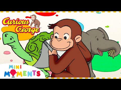 Who's George's New Neighbour 🔊 ?  | Curious George | Mini Moments