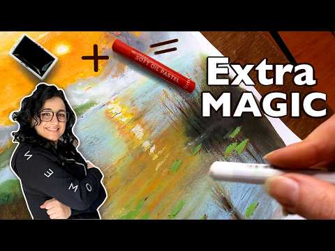 😮All Best Oil Pastel Secrets to make Watercolour AMAZING!★ Art for beginners #Arttx Pastel Review
