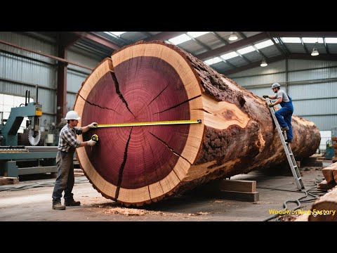 Wood Processing Factory: From the Heart of the Jungle to the Hands of the Craftsman, Woodworking Art