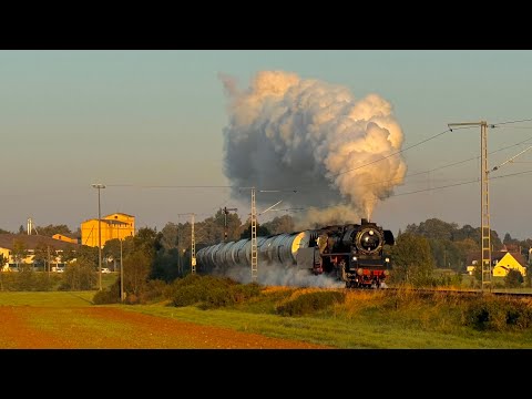 Laute Auspuffschläge, lange Züge - Dampfloks unterwegs in 2024 Teil 2