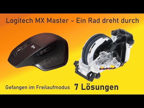 Logitech MX Master - Mausrad nur im Freilaufmodus | kein Präzisionsmodus | Hyper-Scroll Wheel Fix