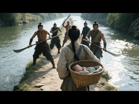 Kung Fu Movie: Hunted by 1,000, no one expects the child-carrying woman is skilled in martial arts!