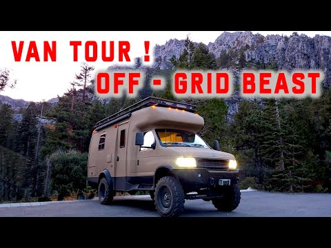 4x4 Van Tour - Custom Adventure RV Starflyte 2.0 ! 4WD RV!