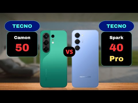 Tecno Camon 50 vs Tecno Spark 40 Pro Comparison
